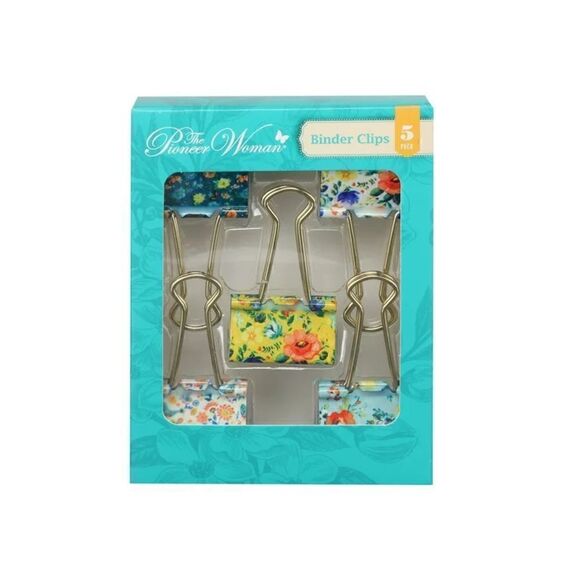 🦋 New Pioneer Woman Sweet Romance Paper Clips, Set of 6 - Picture 4 of 8